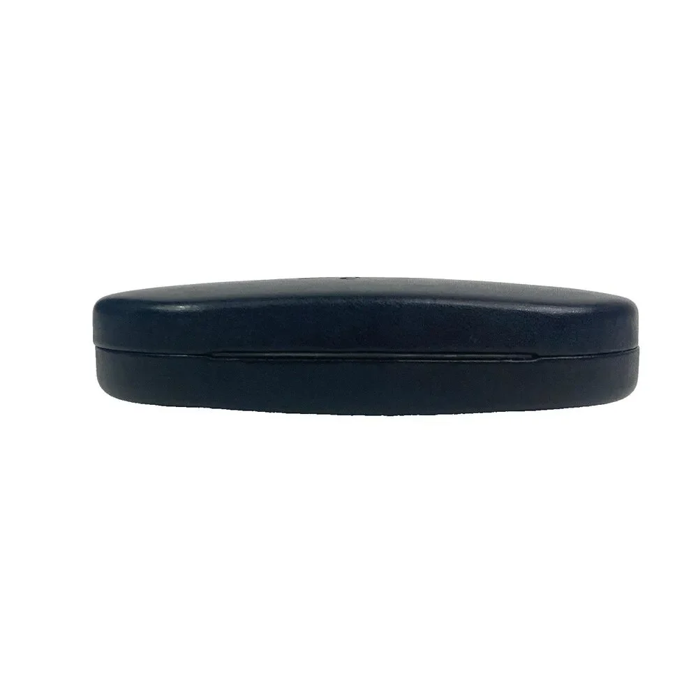 Ray-Bans Glasses/Sunglasses Hard Case w/Cloth -Black Leather- Suede Gray Lining